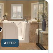 Completed tub to shower conversion, job 02