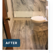 Completed tub to shower conversion, job 04, Metro Detroit