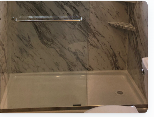 Walk-in shower conversion in a Metro Detroit home